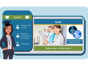 Veille Formation Conseil Dispositifs médicaux Diagnostic in vitro Achat boutique Formation auditeur interne