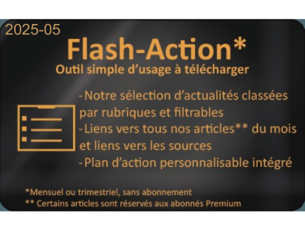 Flash-Action. Veille réglementaire et normative sur les dispositifs médicaux. Outil simple d'usage. Sélectionnez et priorisez les textes essentiels vous concernant. Accédez aux liens vers toutes les publications et vers nos articles. Pilotez votre plan d'action personnalisable. Soyez prêts pour vos audits et pour la revue de direction.